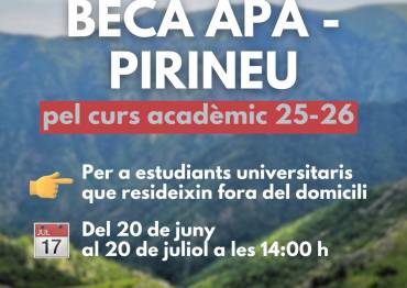 Beca APA – Pirineu